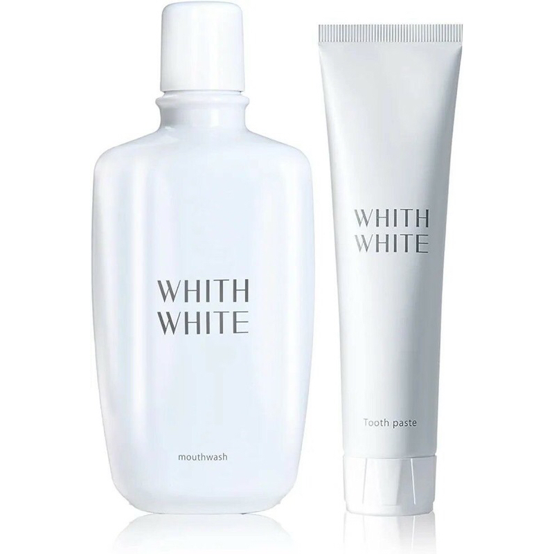 現貨！日本 WHITH WHITE 白 牙膏 漱口水 口臭 口氣清新 牙齦按摩 牙膏 120g