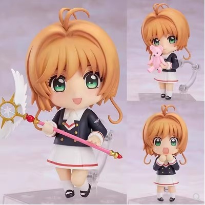 【 現貨 】 庫洛魔法使 公仔 木之本 櫻 小櫻 Q版 黏土人 校服 可愛