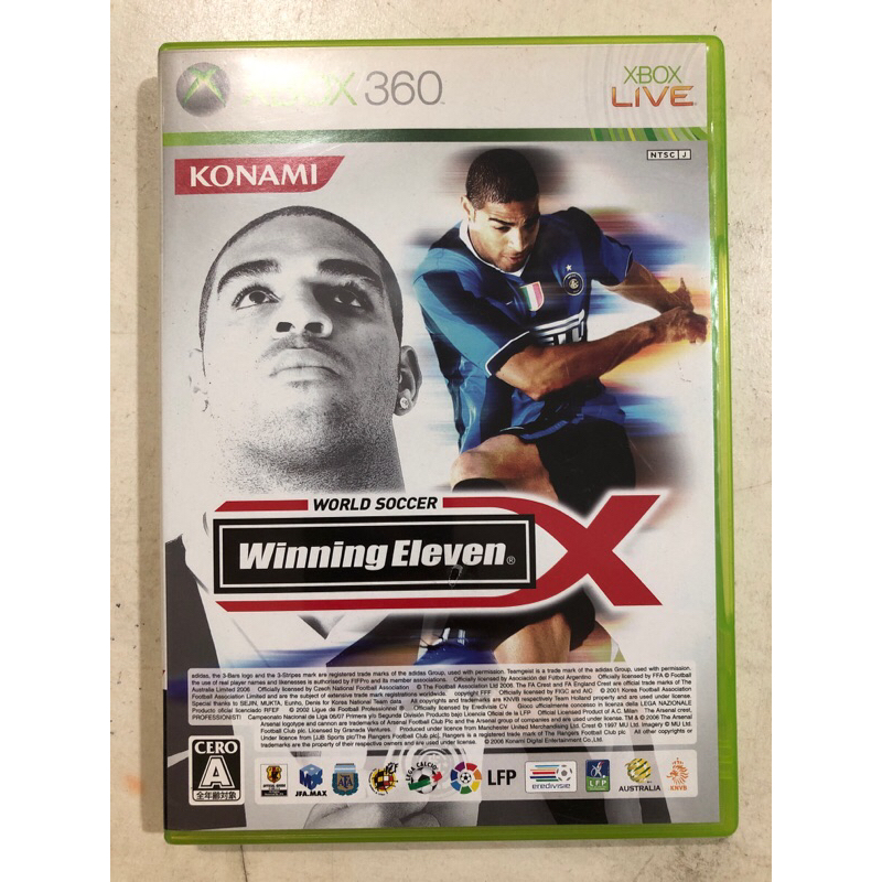 XBOX 360 勝利足球 10 Winning Eleven X 世界足球競賽