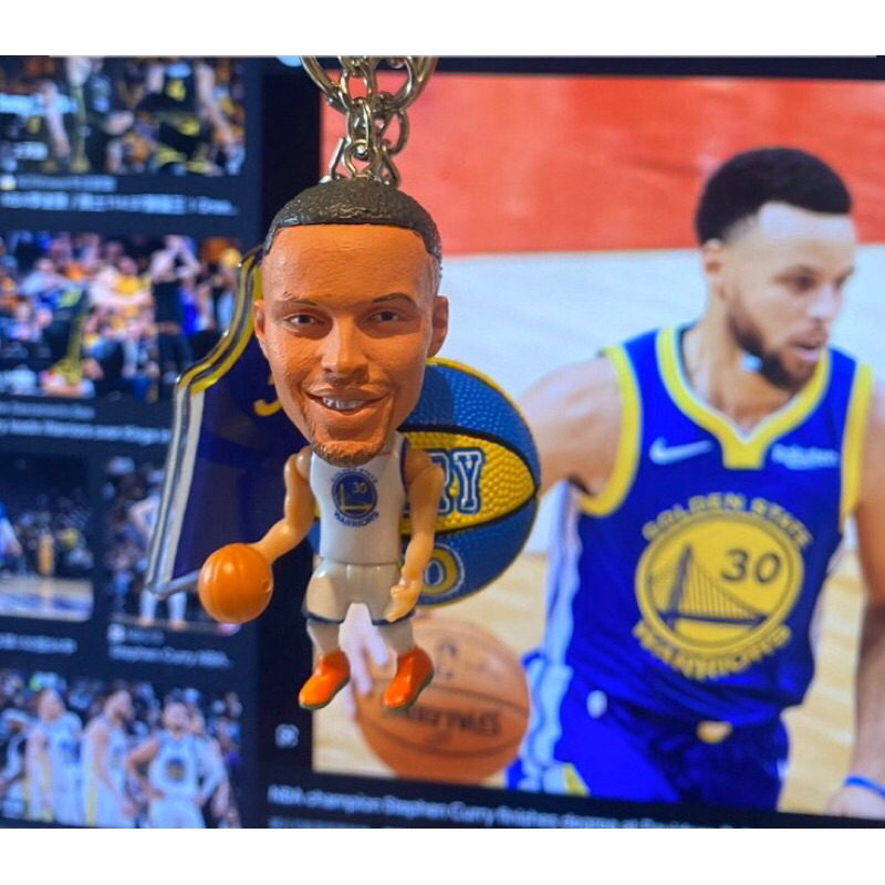 現貨 三天讓您收到 NBA公仔 鑰匙圈 庫里柯瑞Curry 勇士隊 籃球吊飾 車用鑰匙圈 東契奇 77 Luka公仔