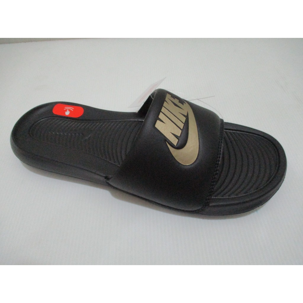 Nike Victori One Slide 休閒拖鞋 運動拖鞋 黑色金勾 CN9675006