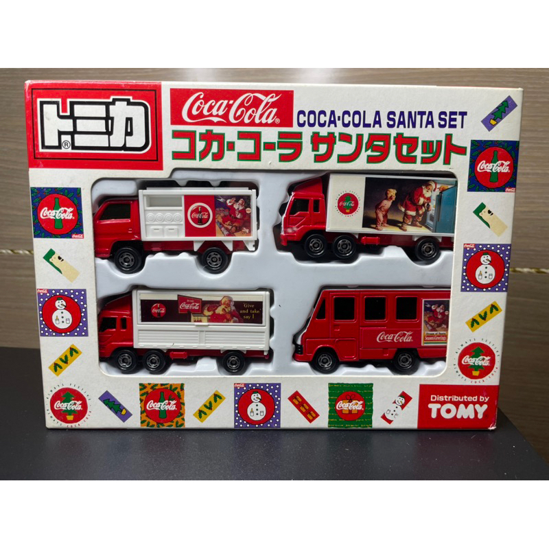 盒組 ）Tomica 可口可樂 聖誕 套組 聖誕節 SET 貨車 物流車 多美 歐翼貨車 卡車 多美