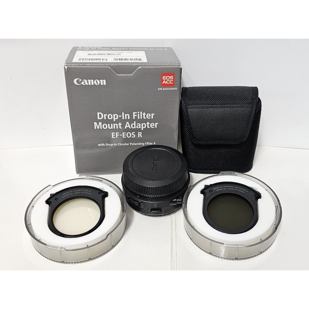 二手CANON EF-EOS R 插入式濾鏡鏡頭轉接環 偏光鏡CPL & 濾鏡ND & 透明片 R5 R6 R7 R8