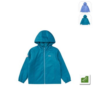 【FILA】KIDS 孩童款 舖棉外套-蔚藍色 1JKW-8331-BU
