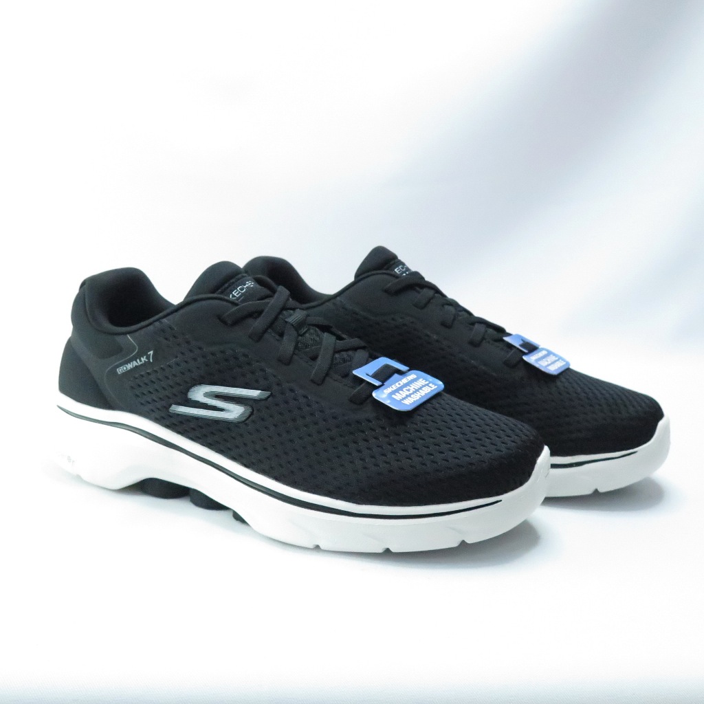 Skechers 216636BKW GO WALK 7 男健走鞋 黑x白【iSport愛運動】