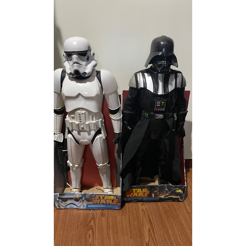 STAR WARS BIG-FIGS 系列 星際大戰 黑武士 白兵 超巨大31吋 合售