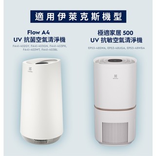 原廠Electrolux伊萊克斯極適家居EFFCLN4 500/Flow A4系列 UV空氣清淨機專用濾網HEPA13級