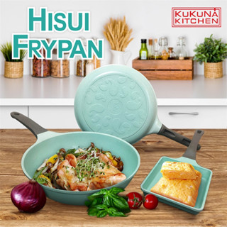 【KUKUNA】翡翠陶瓷 玉子燒鍋 不沾煎鍋28cm