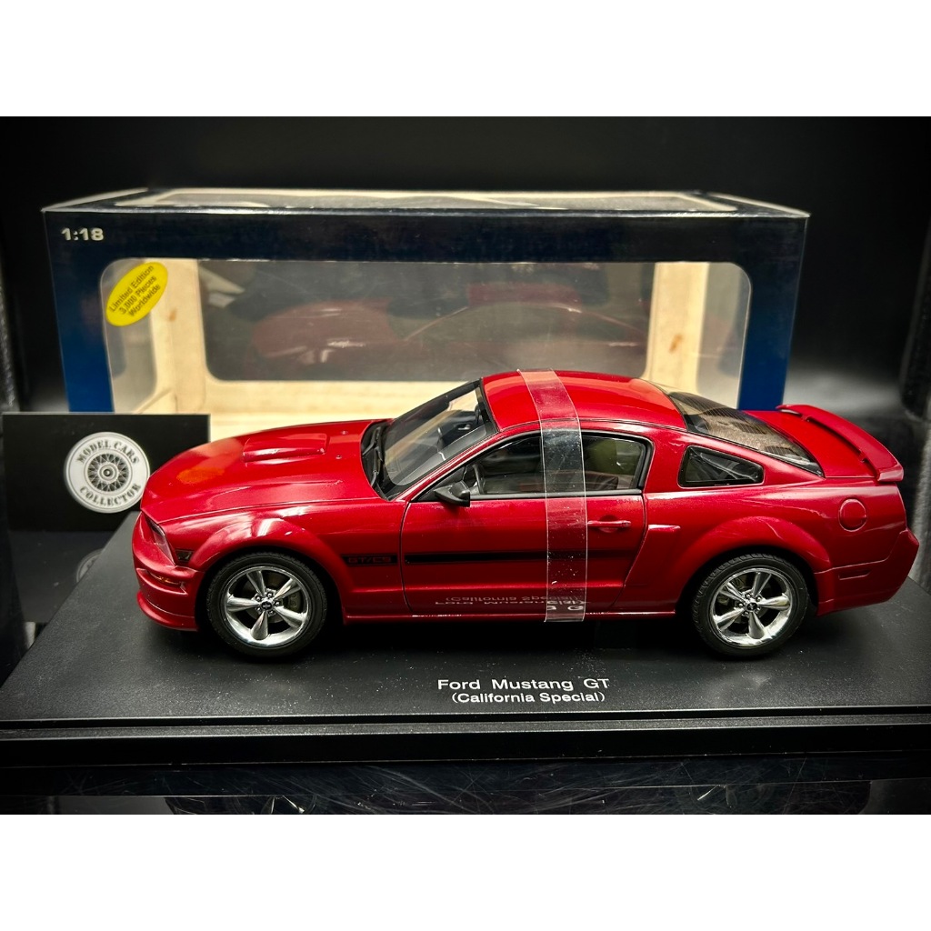 【收藏模人】Autoart Ford Mustang GT 2004 加州 特別版 桃紅 1:18 1/18 73012