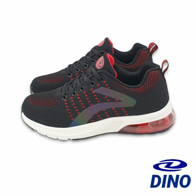 【米蘭鞋都】DINO (男) 飛織 透氣 氣墊 慢跑鞋 運動鞋 避震 防臭 Q彈 6293 紅 另有藍色