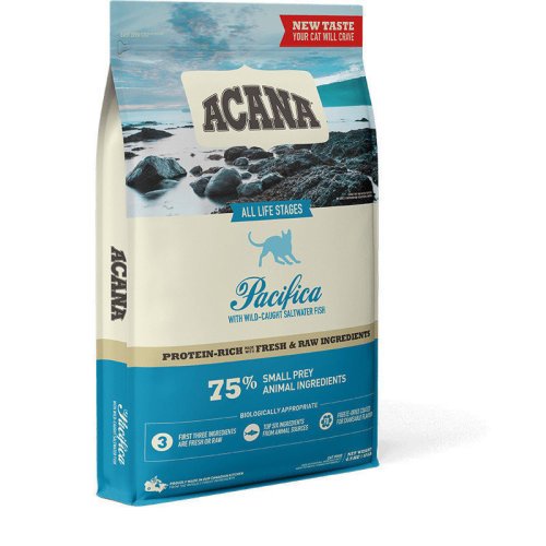 《愛肯拿 ACANA》全齡貓糧(魚)｜340G｜海洋盛宴無穀配方｜多種魚+玫瑰果｜貓乾糧飼料 / 【閱讀BOOK】優質書展團購(寵物區)