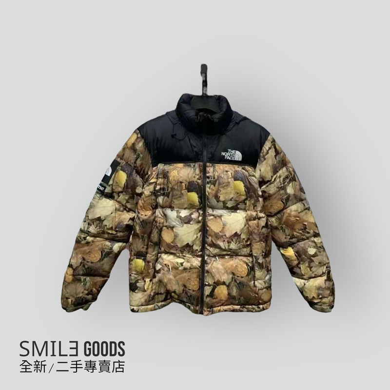 ［SMILE] Supreme tnf落葉羽絨外套