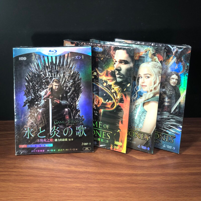 ◤全新 藍光DVD《冰與火之歌：權力的遊戲 Game of Thrones 第1～4季》盒裝D9版