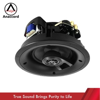 Anaccord雅那歌音響 IC-62C 6吋懸浮式高音嵌入式同軸天花喇叭 40w變壓器