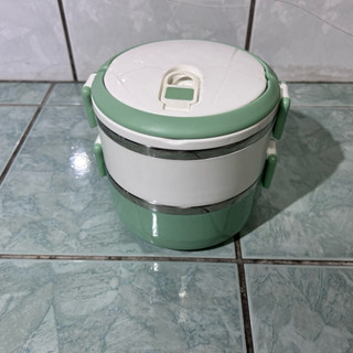 【斑仔生活百貨】馬卡龍 雙層 不鏽鋼 飯盒 CI-423AB 鵝頭牌 15CM 現貨 快速出貨 M0007