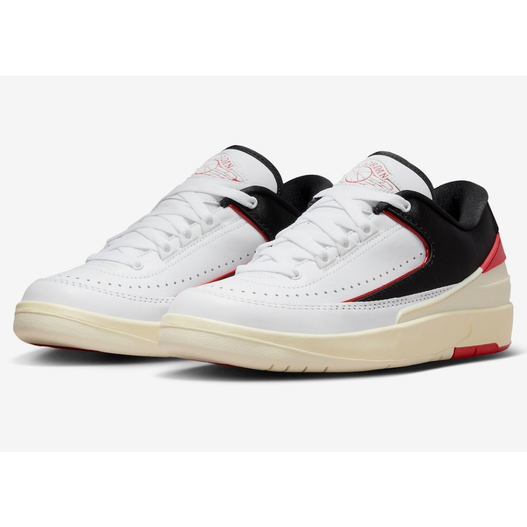 【EAT-SHOE】WMNS AIR JORDAN 2 RETRO LOW 白黑紅 FD4849-106 女段 男女鞋