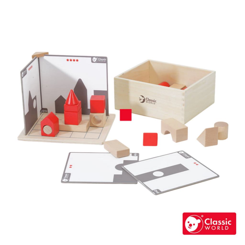 《德國Classic world》光影空間建築師【邏輯益智桌遊 適合3歲以上】德國客來喜經典木玩具