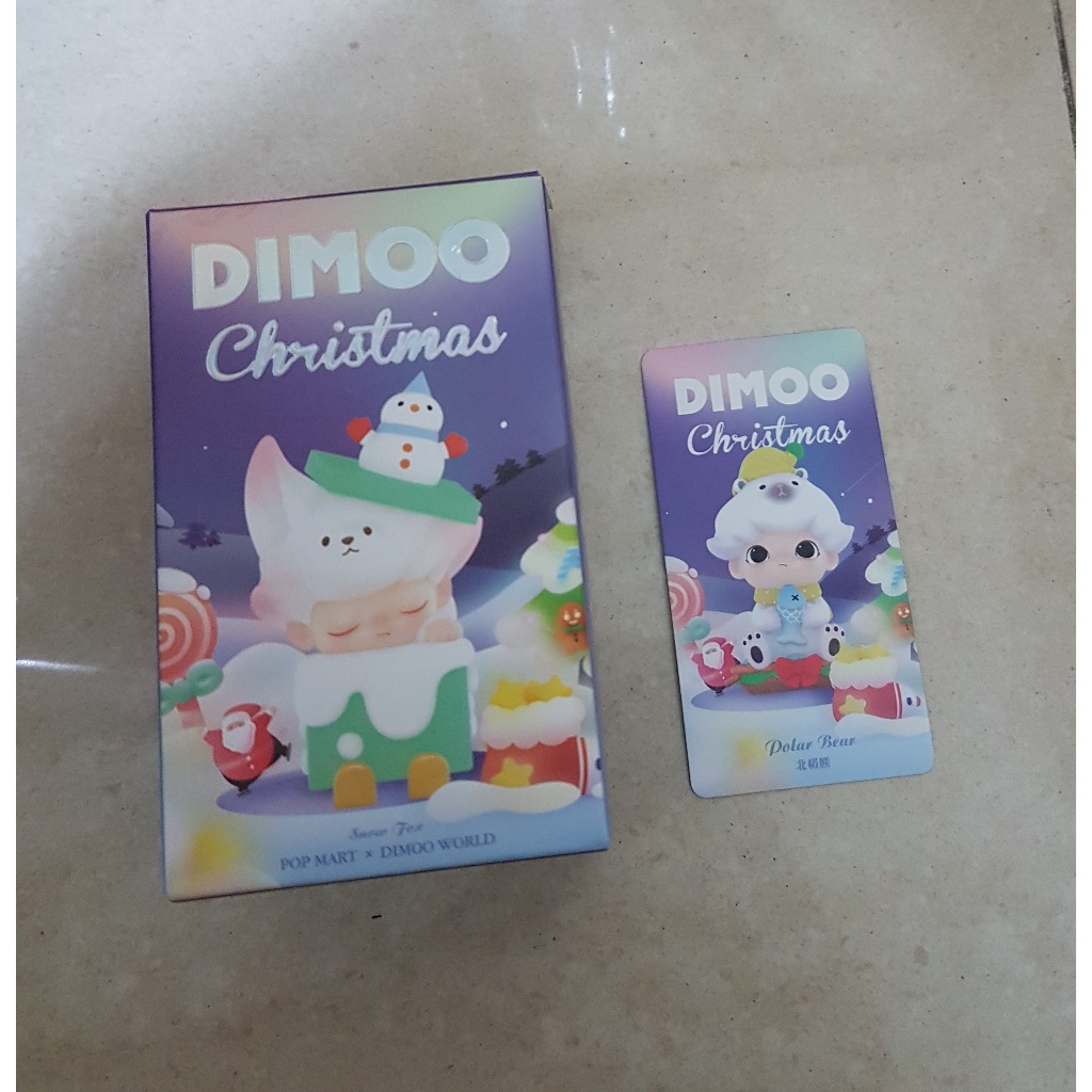 DIMOO 北極熊 2020 聖誕 POPMART 泡泡瑪特 盲盒 玩具 公仔
