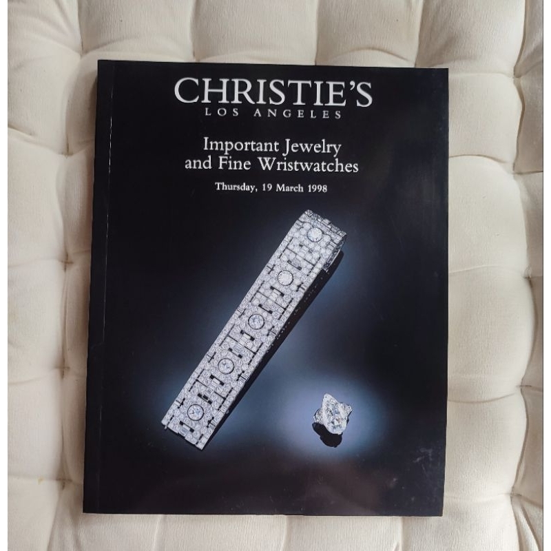 Christies's 佳士得拍賣目錄 1998年 洛杉磯 重要珠寶和精美的腕錶