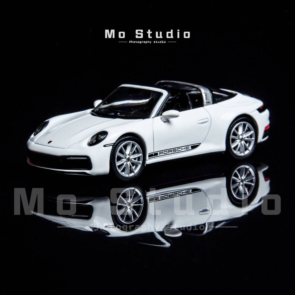 『MO studio』(現貨)MINI GT Porsche 保時捷 911Targa 4S 敞篷 模型車1:64