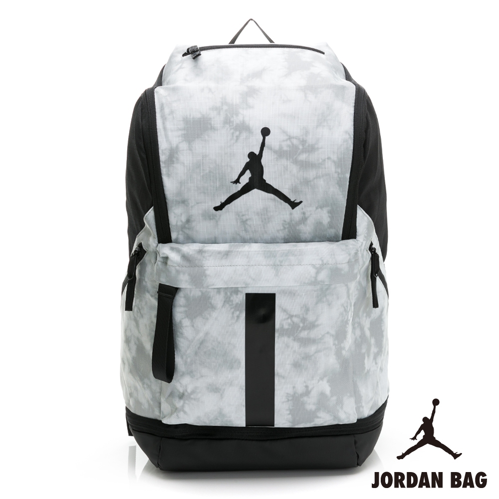 NIKE 後背包 雙肩包 運動包 慢跑 登山 38L JORDAN VELOCITY白灰 JD2343015AD-001