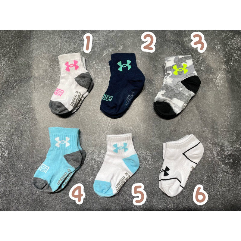 襪子有毒🛼Under Armour 1-2歲 2-4歲 幼童襪 防滑襪 UA