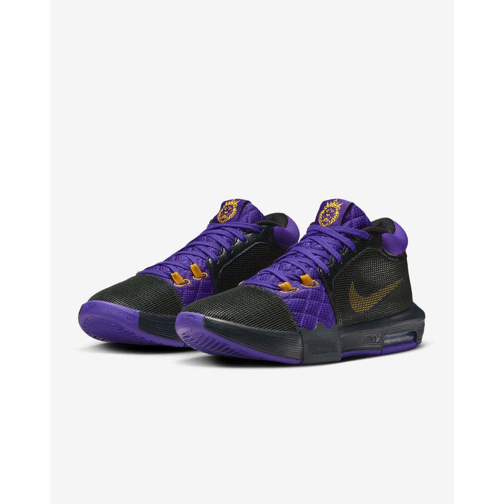 [狗爹的家] NIKE LEBRON WITNESS VIII 8 黑 紫 FB2237-001 LBJ 籃球鞋