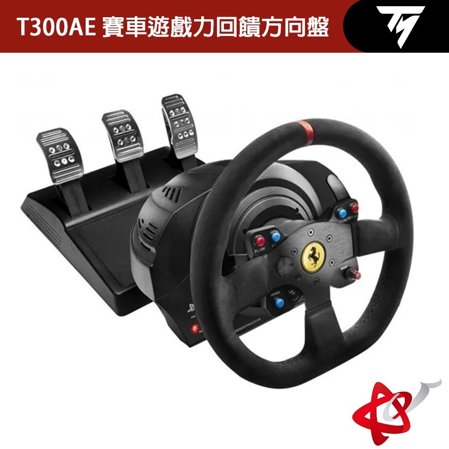 Thrustmaster T300AE  賽車遊戲力回饋方向盤 可支援 PS5 PS4 PC