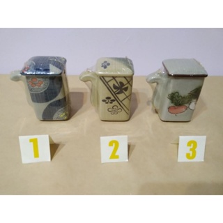 L) 方型陶瓷醬油瓶 液體調料罐