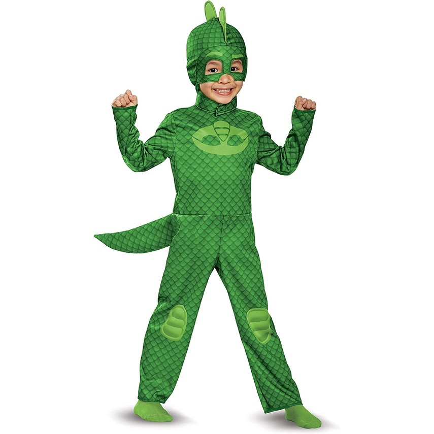 現貨３－４ｔ❤️正版❤️美國睡衣小英雄 PJ MASKS 兒童 造型服 裝扮服 萬聖節  Gekko 男童