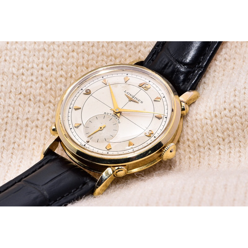 古董錶1950s 浪琴 Longines 14K金 Gold Cal.22A