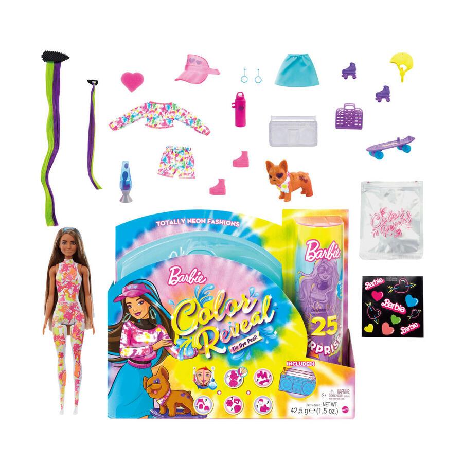 【現貨*】MATTEL Barbie 芭比娃娃 芭比驚喜造型娃娃霓虹組合