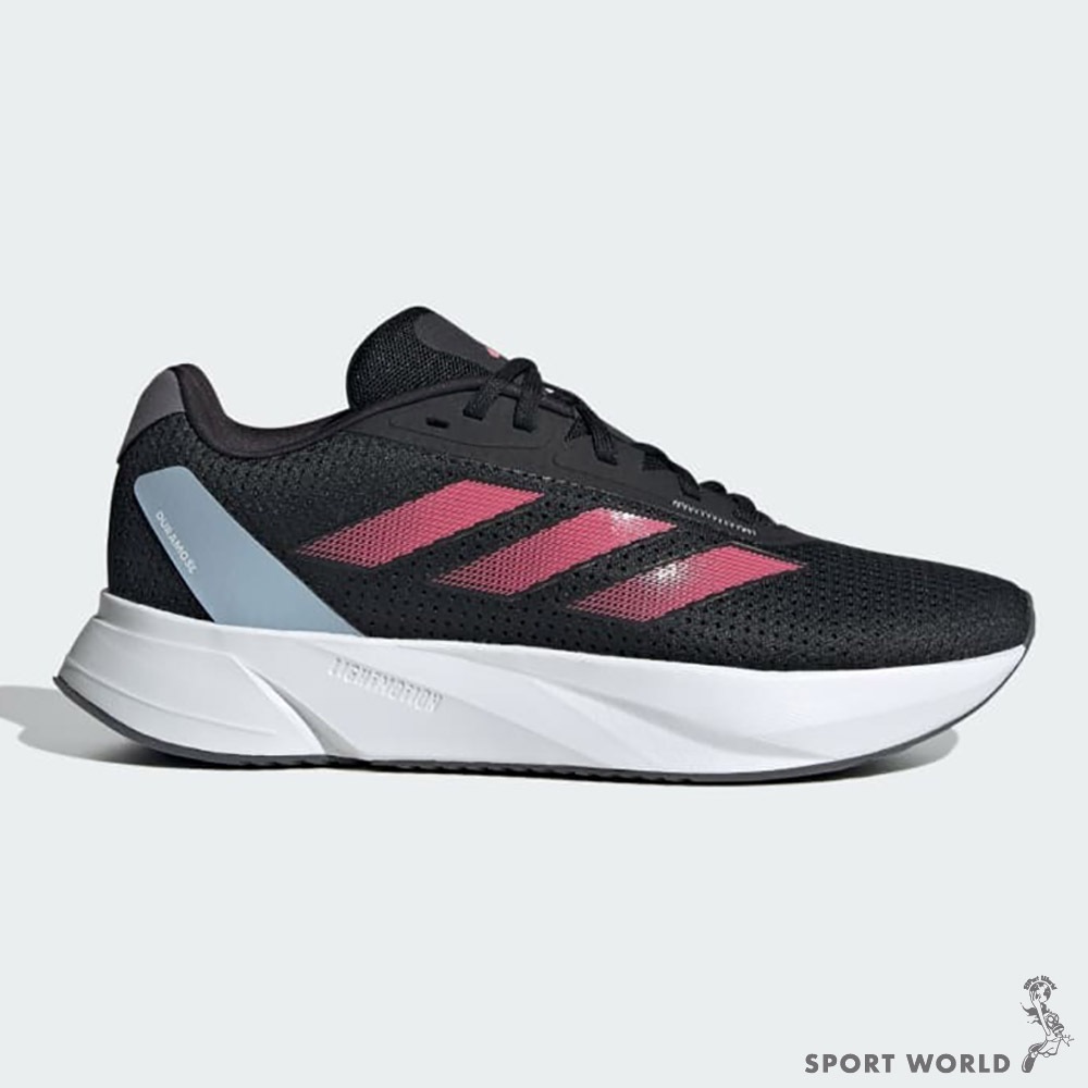 Adidas 女鞋 慢跑鞋 避震 輕量 DURAMO SL 黑粉【運動世界】IF7885