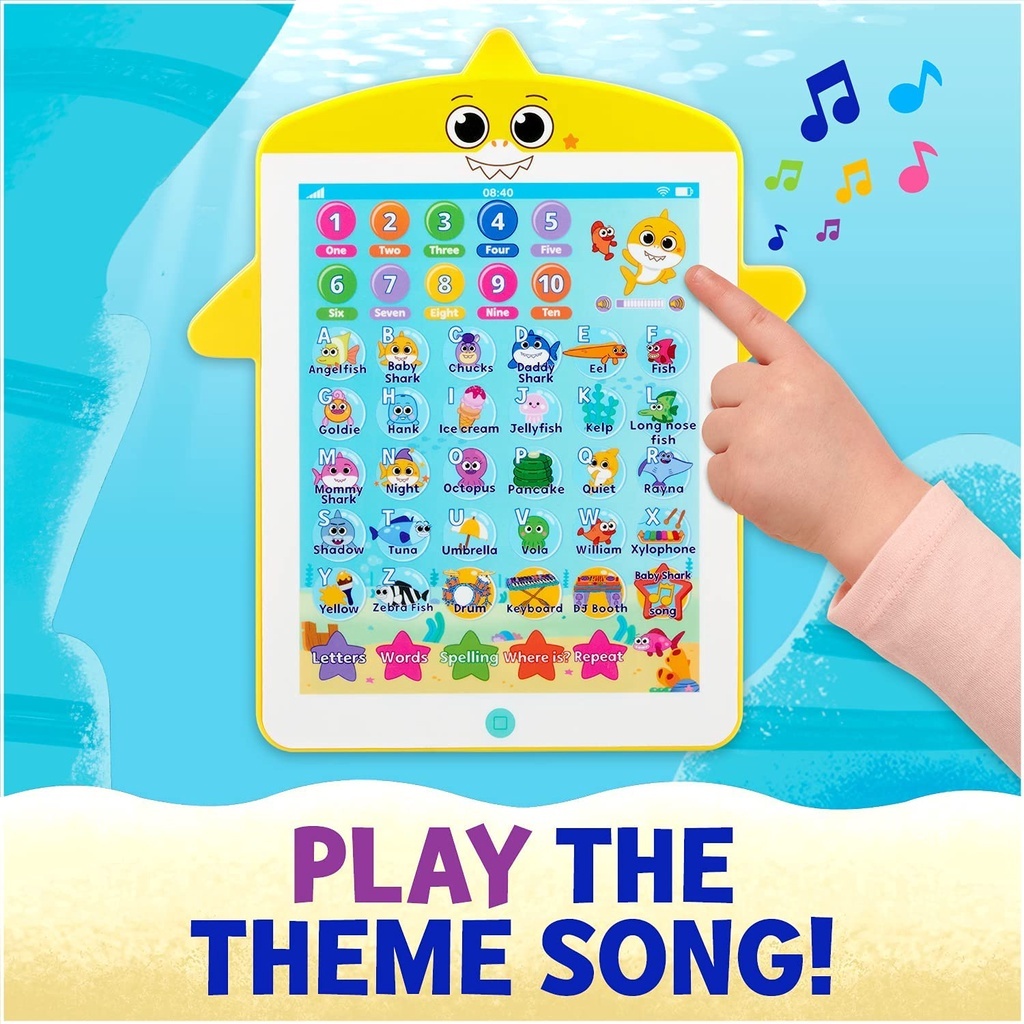 ❤️正版❤️美國專櫃 baby shark 鯊魚寶寶 兒童 英語學習機 玩具 有聲書 abc 數字學習 音樂 唱歌