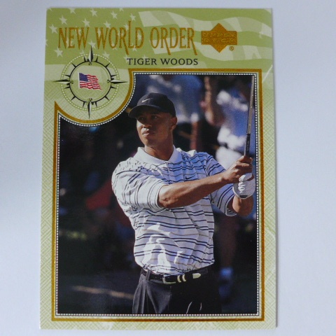 ~Tiger Woods/老虎伍茲/名人堂~2002年UD.GOLF高爾夫球卡