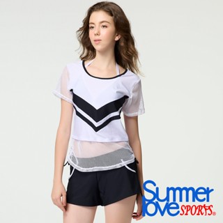夏之戀SUMMERLOVE 大女長版四件式泳衣 泡湯 游泳C23720