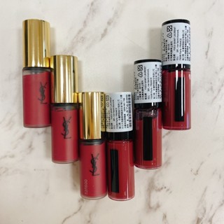 時尚印記絲絨唇露3ml 5 奢華緞面水光染唇釉2.8ml 617 YSL 聖羅蘭 良品森林
