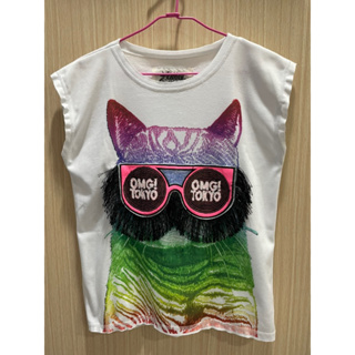 SINCE 1983~ 泰國品牌OMG 眼鏡貓造型上衣 t恤