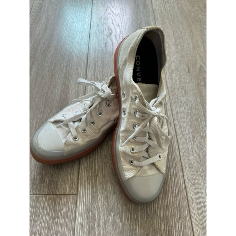 CONVERSE 休閒鞋 運動鞋 CTAS CX OX  透明 果凍底 男女共款 168569C 白色 26.5cm