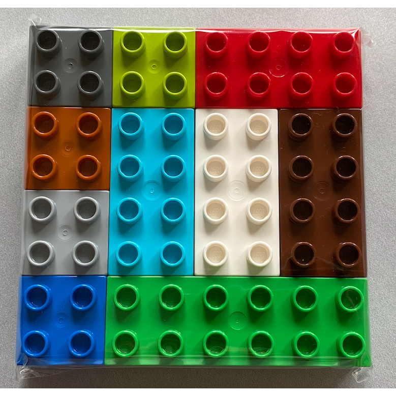 樂高 得寶 零件 彩色 基本磚 磚包 (10入)｜LEGO duplo Brick Set