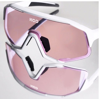 湯姆貓貓 KOO Demos White Photochromic Pink Sunglasses