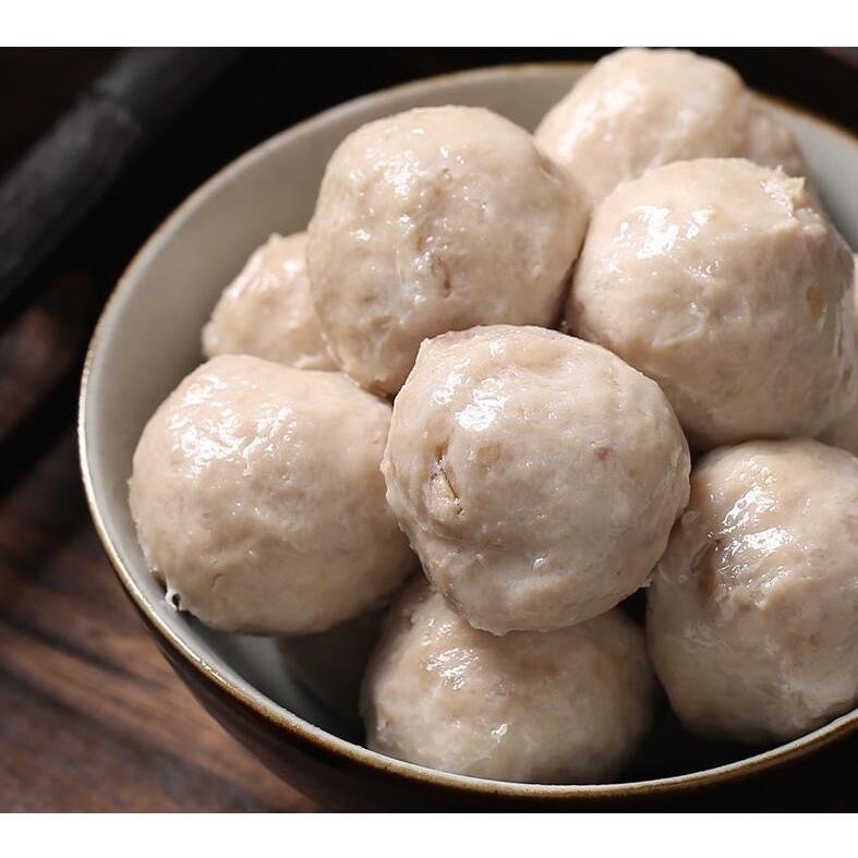 [誠實討海人]  新竹貢丸 （大） 300g 滿1200免運 約12顆 新竹大貢丸 貢丸 新竹 餐廳 熱炒店 火鍋