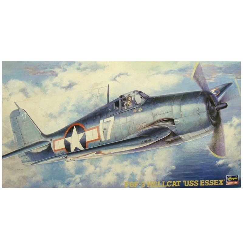 長谷川 1/48 F6F-5 HELLCAT 'USS ESSEX' 貨號HJT34
