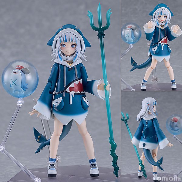 日版 GSC figma 618 hololive En 鯊鯊 噶嗚 古拉 Gawr Gura