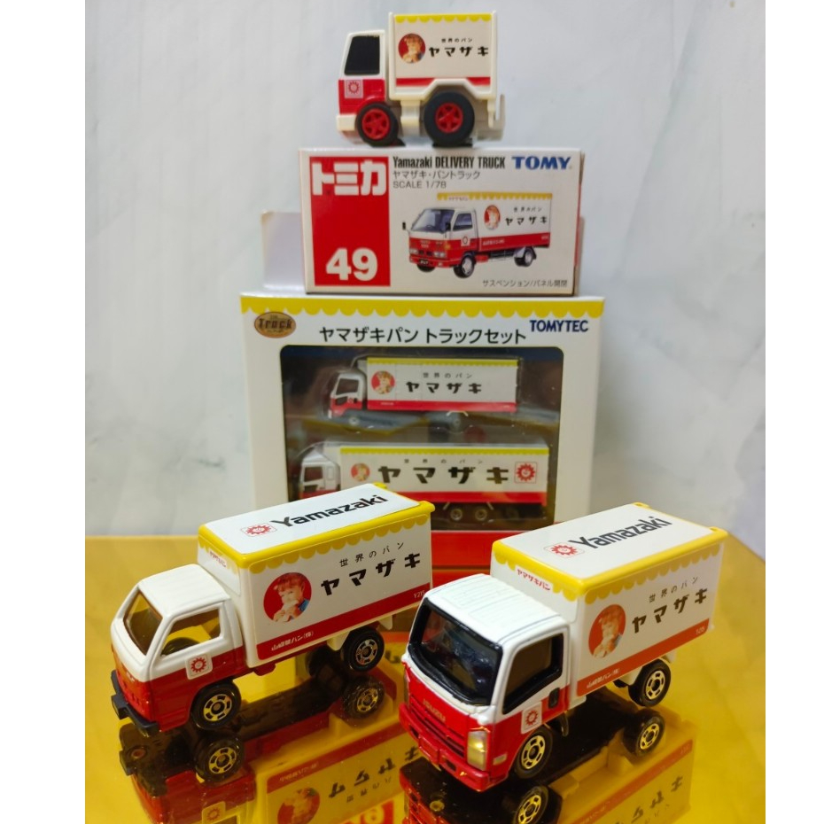 出清 多美 tomica 山崎麵包 choro Q 麵包車TOMYTEC 山崎麵包車 多美NO:49 麵包車 貨車