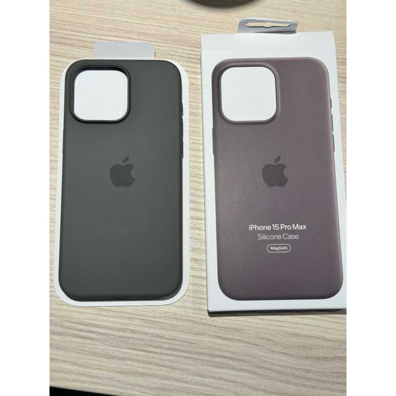 iPhone 15 pro max 原廠矽膠保護殼 二手 陶土色 clay