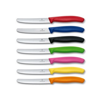 VICTORINOX 瑞士維氏 經典蔬果廚刀及餐刀/蕃茄刀/番茄刀/水果刀/鋸齒削皮刀/多色任選
