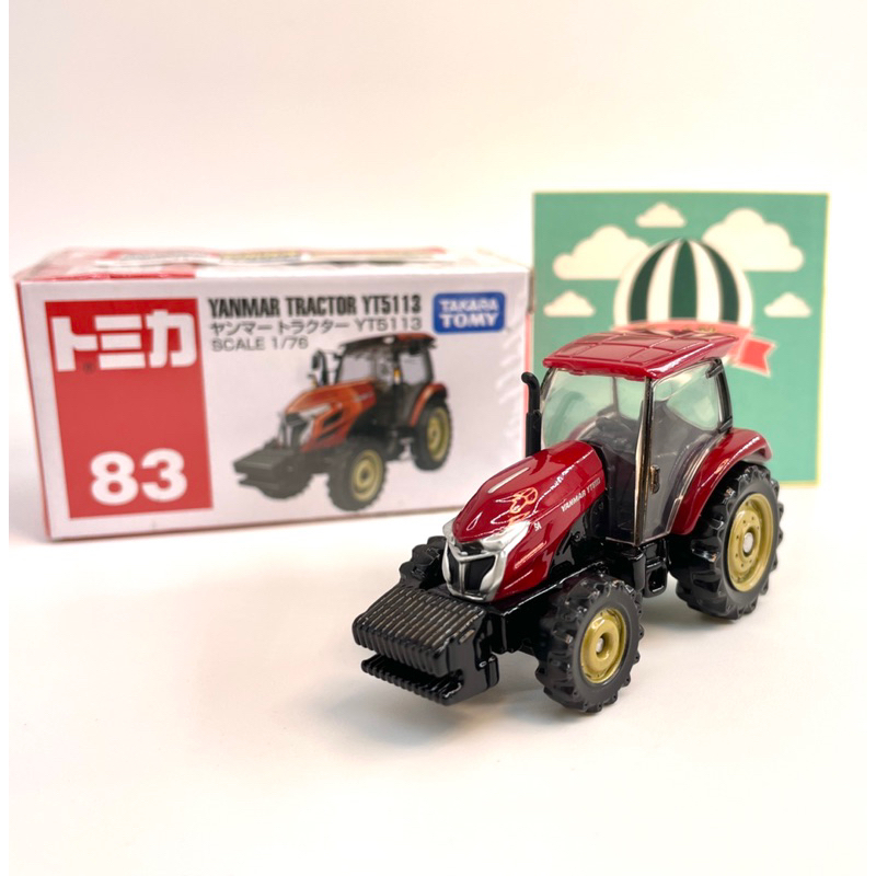 現貨 Tomica No.83 Yanmar YT5113 Tractor 紅色 拖拉機 農用機 牽引機