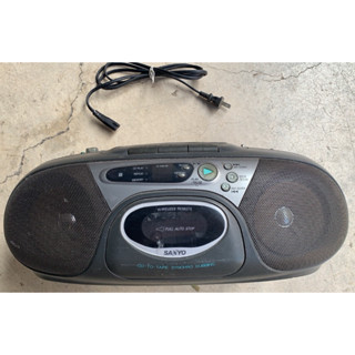 『二手品免運』NO.210 韓國製 SANYO MCD-Z155F 手提音響 CD 卡帶收錄音機 FM/AM廣播