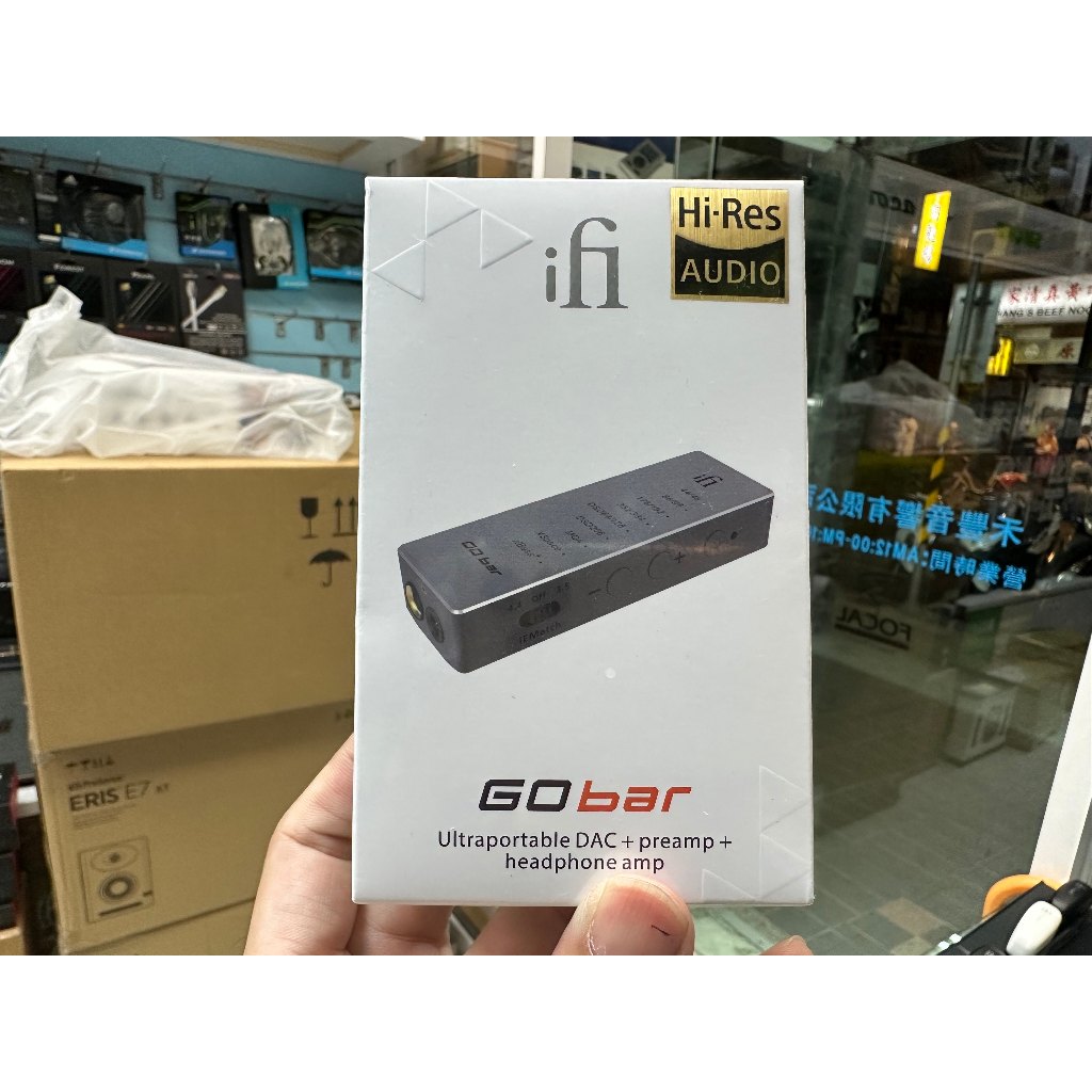 禾豐音響 加送USB充電器 iFi Audio GO Bar 隨身DAC耳擴 type-C  4.4輸出 公司貨